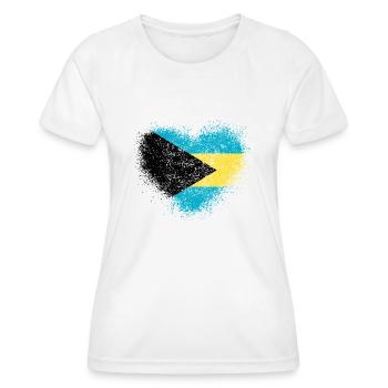 Bahamas - T-shirt sport Femme - blanc - Devant - AI Model Female 172 dark (172cm)