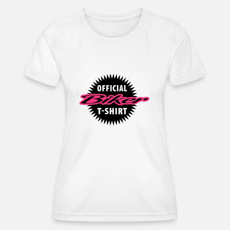 official_biker - Women's Functional T-Shirt - white