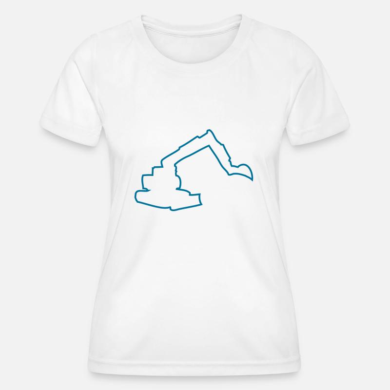 digger - Women's Functional T-Shirt - white