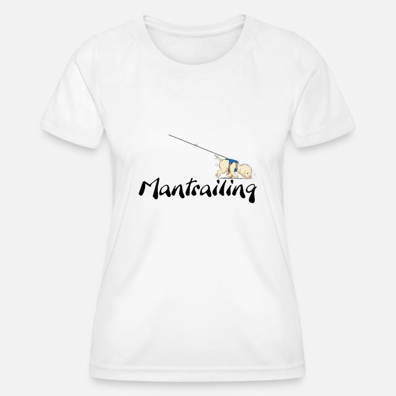 Mantrailing3 2 - Women's Functional T-Shirt - white