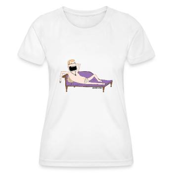 ziehen mich wie titanic - Frauen Funktions-T-Shirt - Weiß - Vorne - AI Model Female 172 dark (172cm)