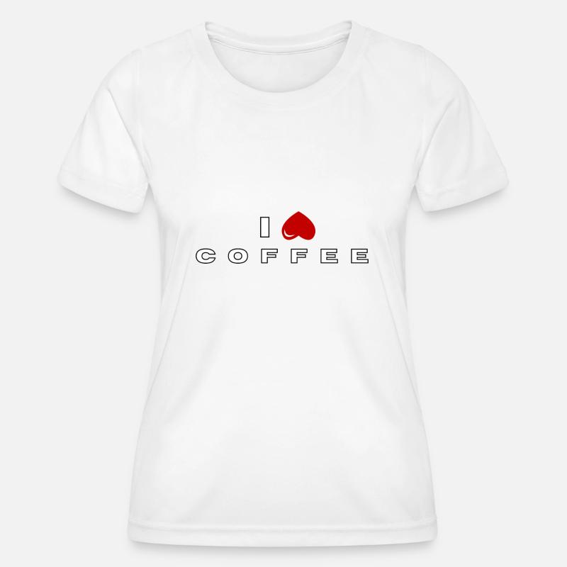I hate Coffee - Women's Functional T-Shirt - white