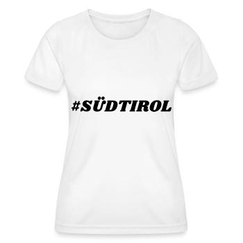 Tyrol du Sud - T-shirt sport Femme - blanc - Devant - AI Model Female 172 dark (172cm)