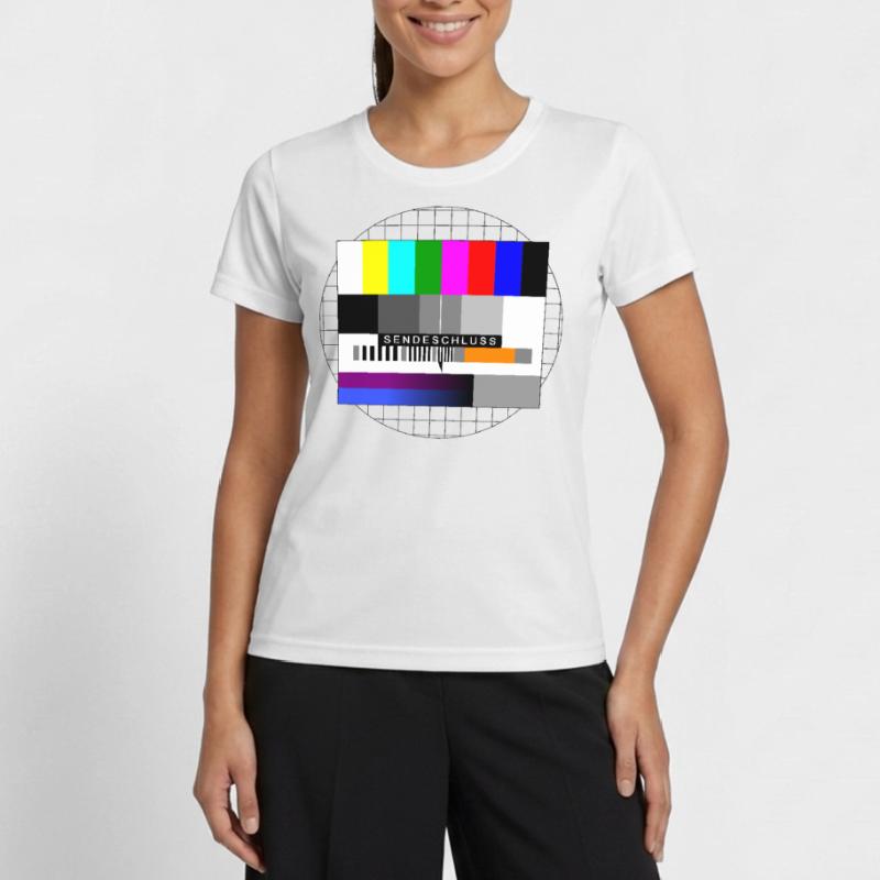 Modèle de test de l’échéance de diffusion T-shirt sport Femme