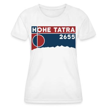 Hautes Carpates Carte Souvenirs Randonnée Pologne - T-shirt sport Femme - blanc - Devant - AI Model Female 172 dark (172cm)