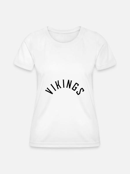 Vikings - Frauen Funktions-T-Shirt - Weiß
