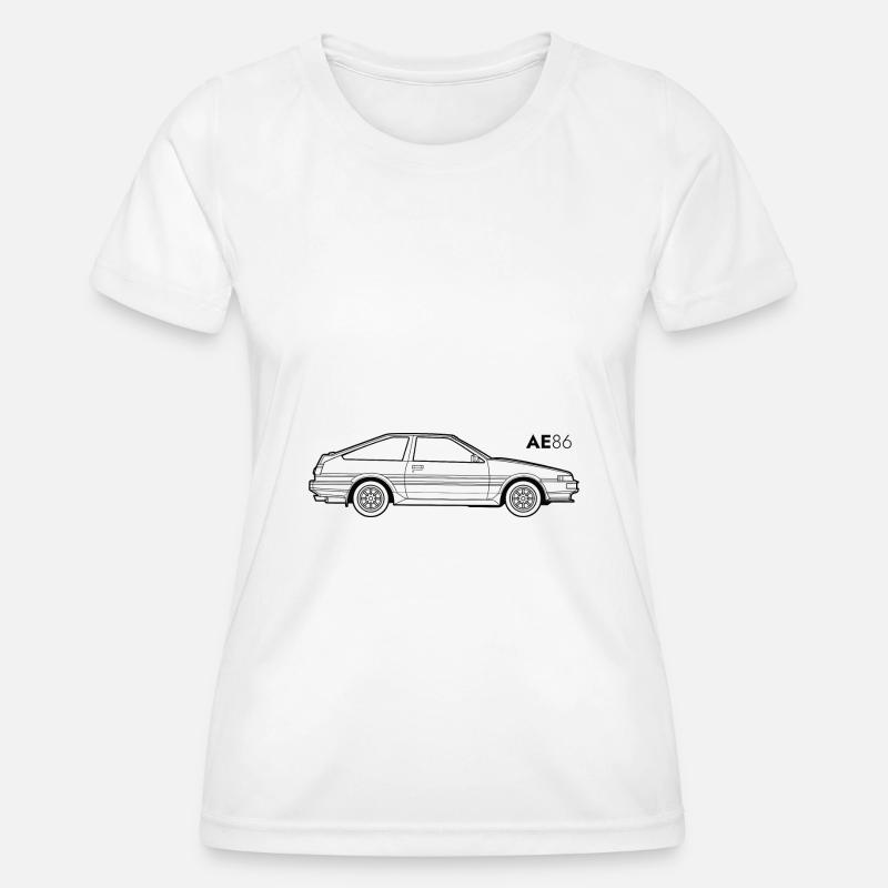 Trueno AE86 - Women's Functional T-Shirt - white