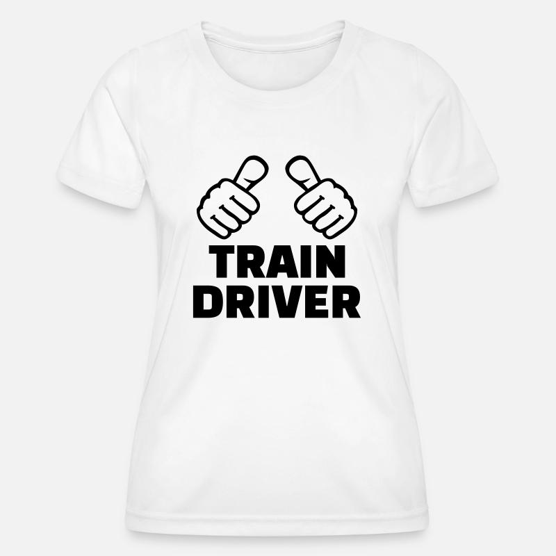 Train driver - Women's Functional T-Shirt - white
