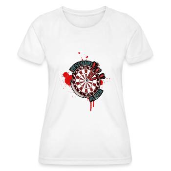 Jeu de fléchettes Fléchettes Fléchettes Fléchettes Fléchettes - T-shirt sport Femme - blanc - Devant - AI Model Female 172 dark (172cm)