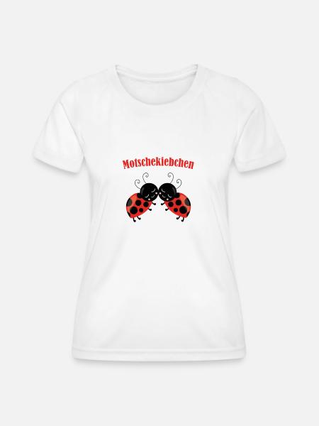 Modschegiebchen Motschekiebchen Geschenk 0813 - Frauen Funktions-T-Shirt - Weiß