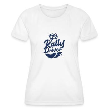 Rally - Maglietta sportiva per donna - bianco - Fronte - AI Model Female 172 dark (172cm)