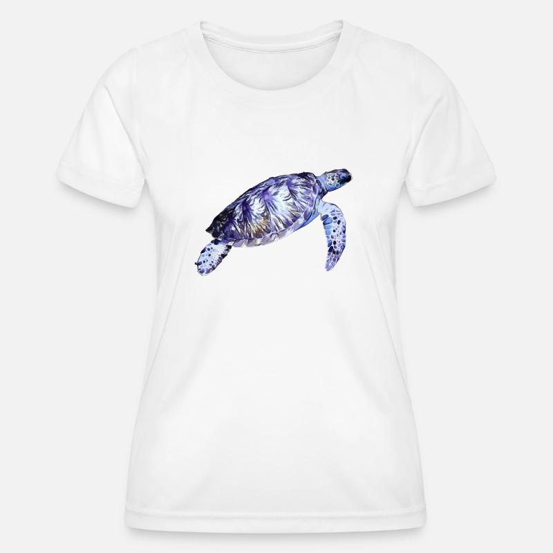 Sea turtle - Women's Functional T-Shirt - white