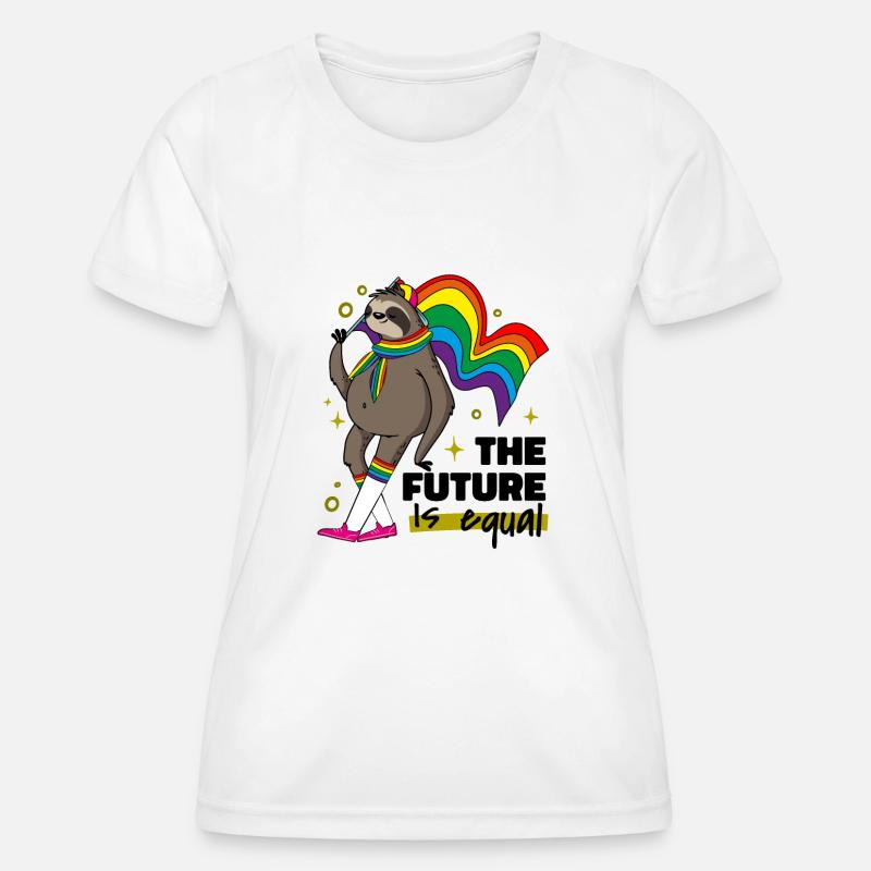 The Future is equal - Women's Functional T-Shirt - white