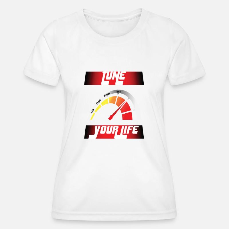 Shaping life - Women's Functional T-Shirt - white