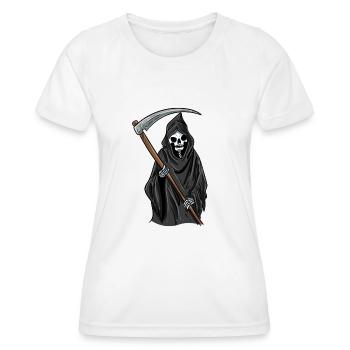 Squelette - T-shirt sport Femme - blanc - Devant - AI Model Female 172 dark (172cm)