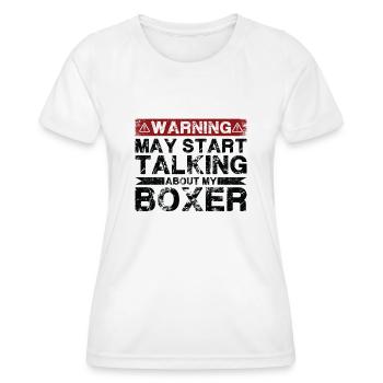 Speaking of boxers - Women's Functional T-Shirt - white - Front - AI Model Female 172 dark (172cm)