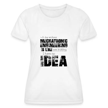 Mechatronik - Frauen Funktions-T-Shirt - Weiß - Vorne - AI Model Female 172 dark (172cm)