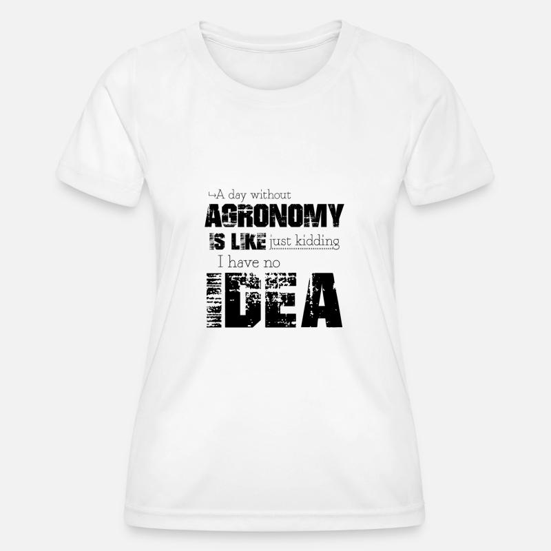 Agronomy - Women's Functional T-Shirt - white