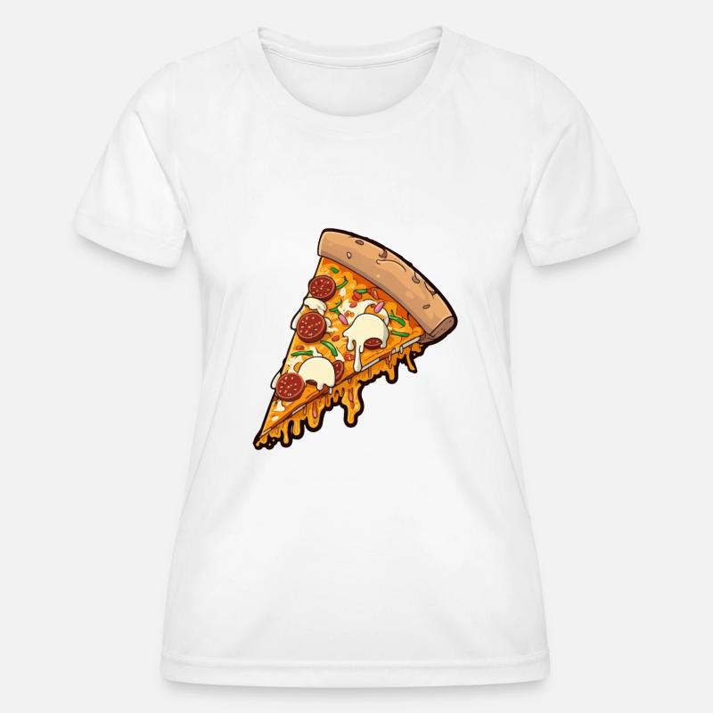 Pizza - Women's Functional T-Shirt - white