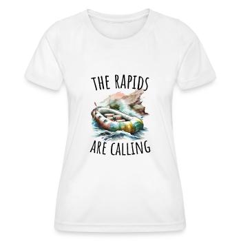 River Rafting - Women's Functional T-Shirt - white - Front - AI Model Female 172 dark (172cm)