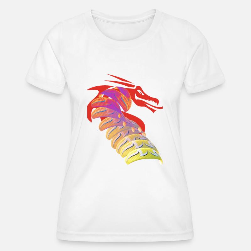 Dragon Paramotor - Women's Functional T-Shirt - white