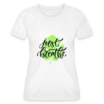 Yoga - Women's Functional T-Shirt - white - Front - AI Model Female 172 dark (172cm)