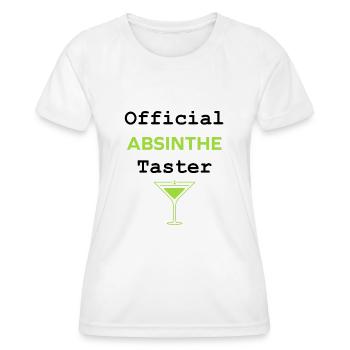 Official absinthe taster - Women's Functional T-Shirt - white - Front - AI Model Female 172 dark (172cm)