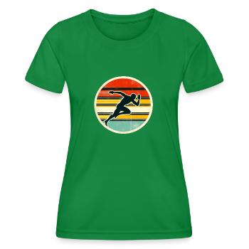 Sprinter - Track And Field 4 - Women's Functional T-Shirt - kelly green - Front - AI Model Female 172 dark (172cm)