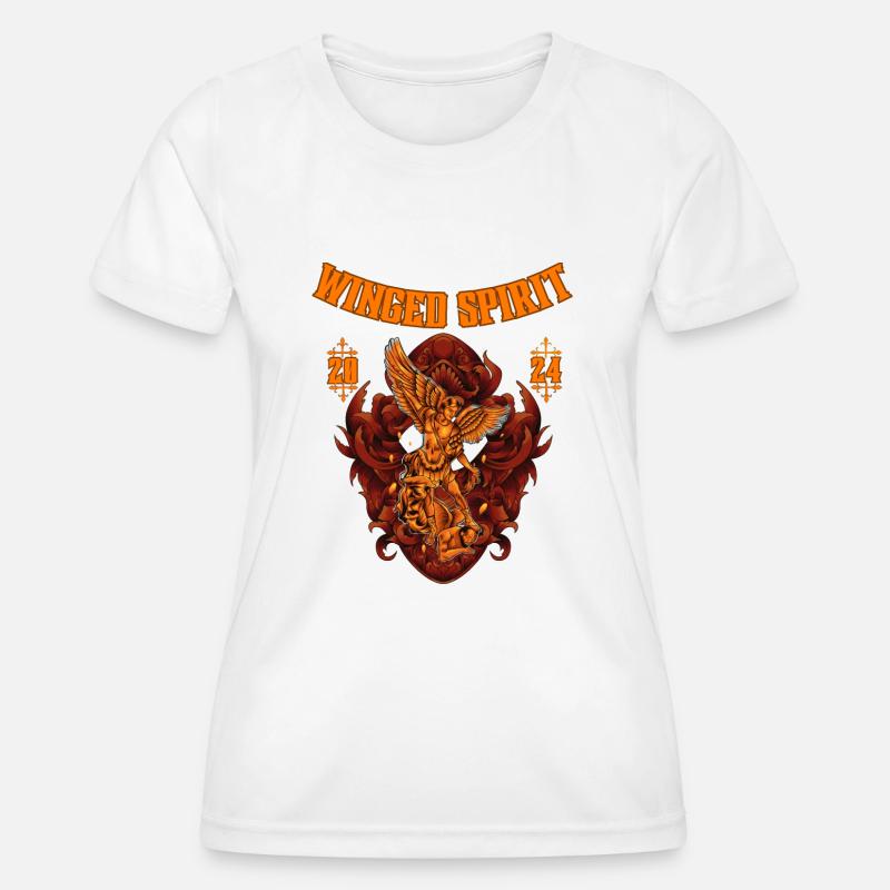 Winged Spirit 1 - Women's Functional T-Shirt - white