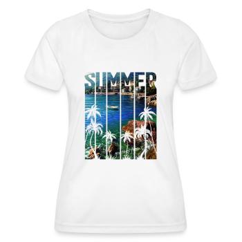 Kroatien Kroatien Kroatien Hrvatska Reisen Sommer opatija - Frauen Funktions-T-Shirt - Weiß - Vorne - AI Model Female 172 dark (172cm)