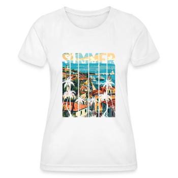 Kroatien Kroatien Kroatien Hrvatska Reisen Sommer opatija - Frauen Funktions-T-Shirt - Weiß - Vorne - AI Model Female 172 dark (172cm)