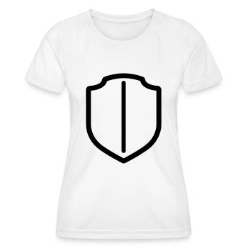Schild - Frauen Funktions-T-Shirt - Weiß - Vorne - AI Model Female 172 dark (172cm)
