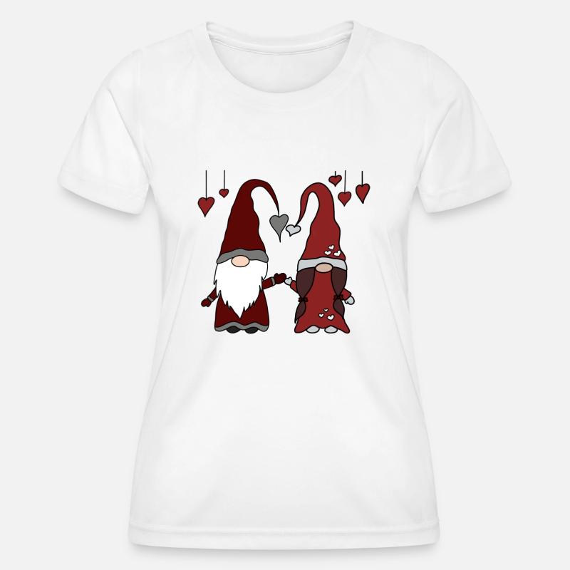 Elves Pair - Women's Functional T-Shirt - white
