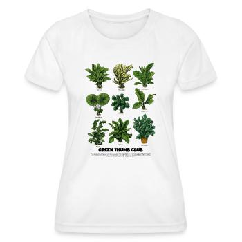 Plant Lovers - Frauen Funktions-T-Shirt - Weiß - Vorne - AI Model Female 172 dark (172cm)