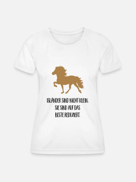 isländer - Frauen Funktions-T-Shirt - Weiß