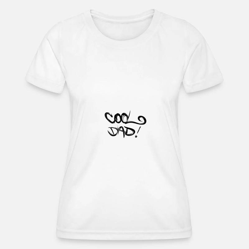 COOL DAD - Women's Functional T-Shirt - white