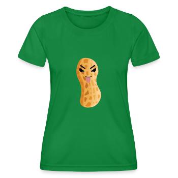 Cacahuètes cacahuètes Noix Noix - T-shirt sport Femme - vert - Devant - AI Model Female 172 dark (172cm)
