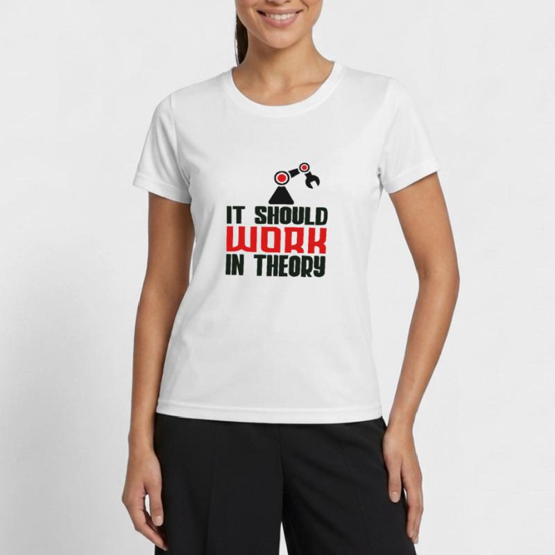 Robotics Machine Learning Robotics Engineering T-shirt sport Femme