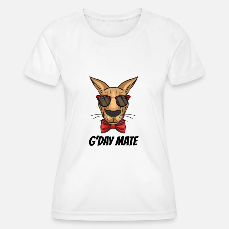 Kangaroo G'Day Buddy - Women's Functional T-Shirt - white