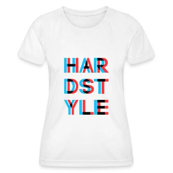 Hardstyle - Rawstyle - Hardstyler Gift merch - T-shirt sport Femme - blanc - Devant - AI Model Female 172 dark (172cm)