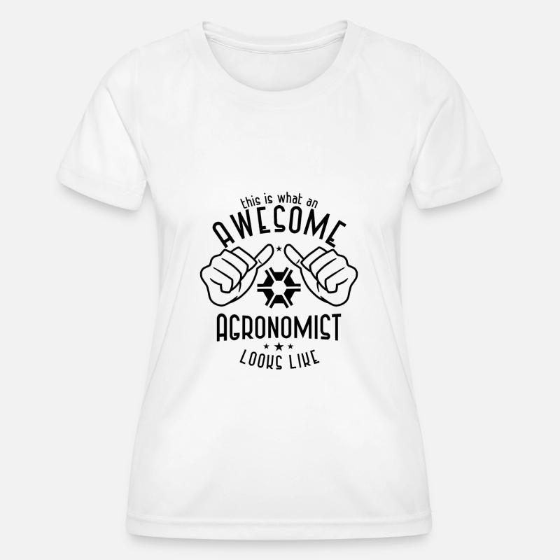 Agricultural Engineering - Women's Functional T-Shirt - white