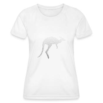 Kangaroo - Women's Functional T-Shirt - white - Front - AI Model Female 172 dark (172cm)