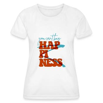Glück - Frauen Funktions-T-Shirt - Weiß - Vorne - AI Model Female 172 dark (172cm)