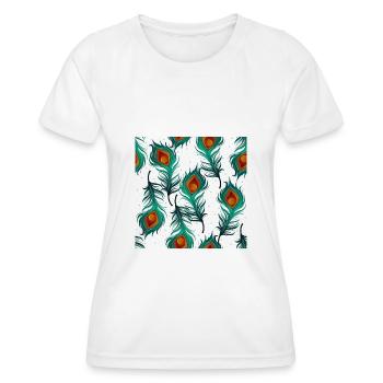 Bounce - Women's Functional T-Shirt - white - Front - AI Model Female 172 dark (172cm)