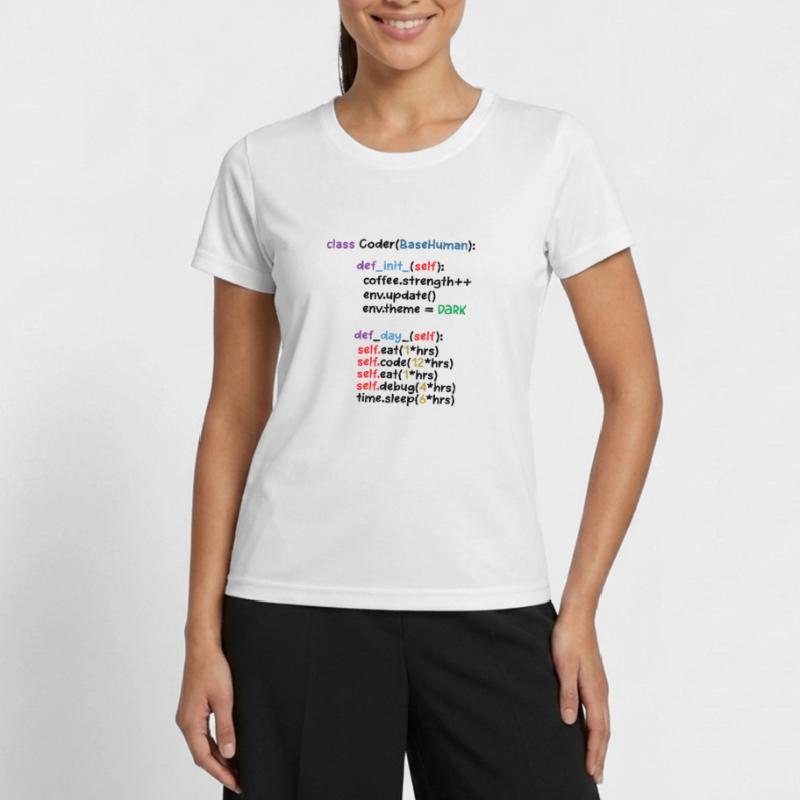 Developer Graphic Coder Programmer Computer Geek P Frauen Funktions-T-Shirt