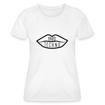Harter Techno - Frauen Funktions-T-Shirt - Weiß - Vorne - AI Model Female 172 dark (172cm)
