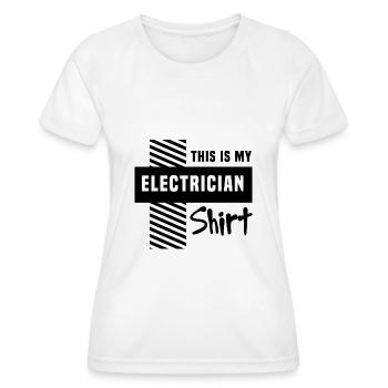 Artisan de circuits électroniques de tension - T-shirt sport Femme - blanc - Devant - AI Model Female 172 dark (172cm)