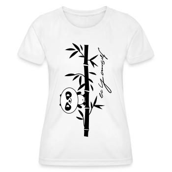 Sei du selbst- Panda - Frauen Funktions-T-Shirt - Weiß - Vorne - AI Model Female 172 dark (172cm)