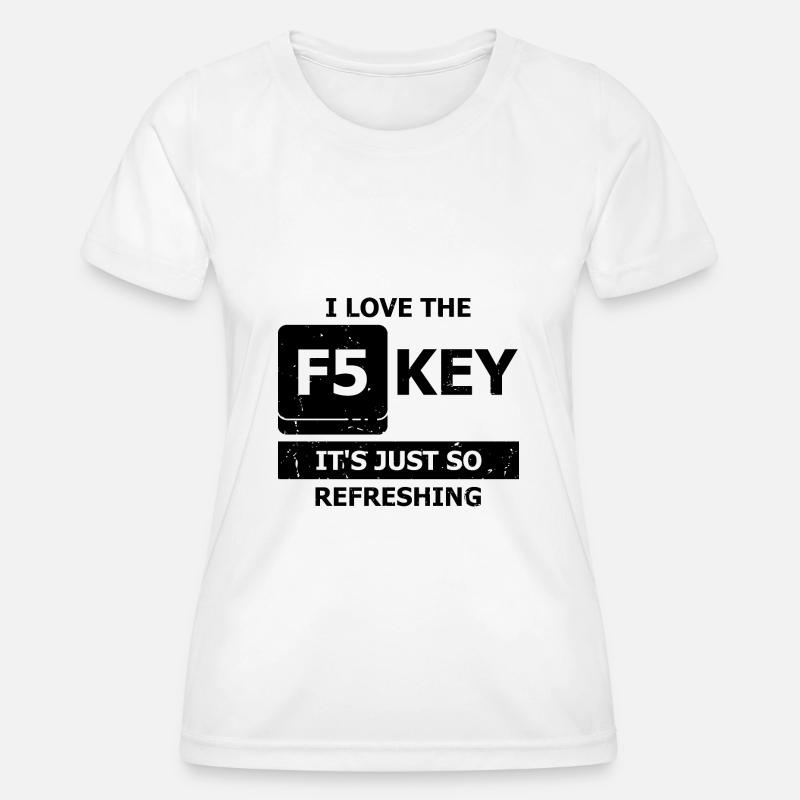 Cyber Security Design for IT Security and Hackers - Women's Functional T-Shirt - white
