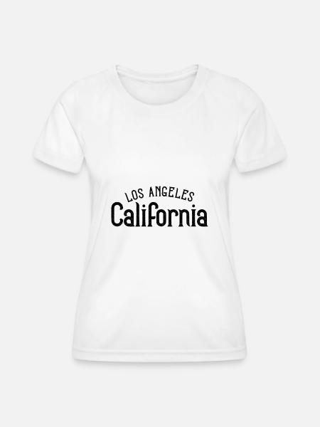 Los Angeles - Frauen Funktions-T-Shirt - Weiß